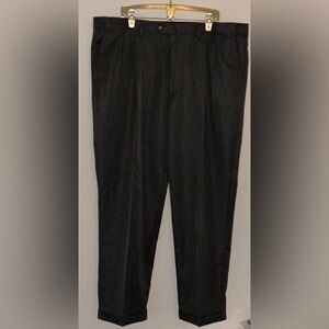 Savane Men's Dark Gray Cuffed Pants